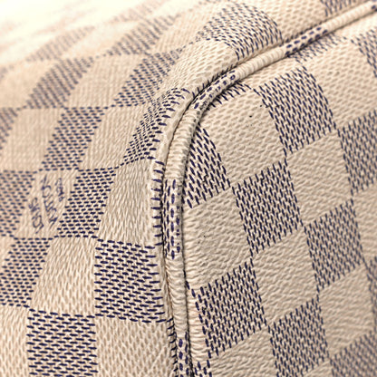 Louis Vuitton Damier Azur Neo Neverfull MM Rose Ballerine 12 of 18