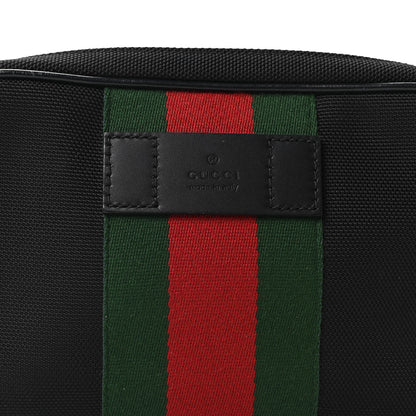 Gucci Canvas Web Slim Belt Bag Black 7 of 9
