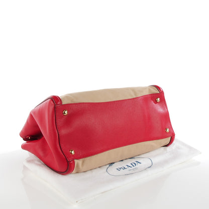 Prada Canvas CaNappa Saffiano Tote Corda Fuoco 4 of 8