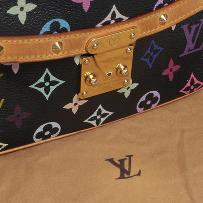 Louis Vuitton Monogram Multicolor Sologne Black 5 of 10