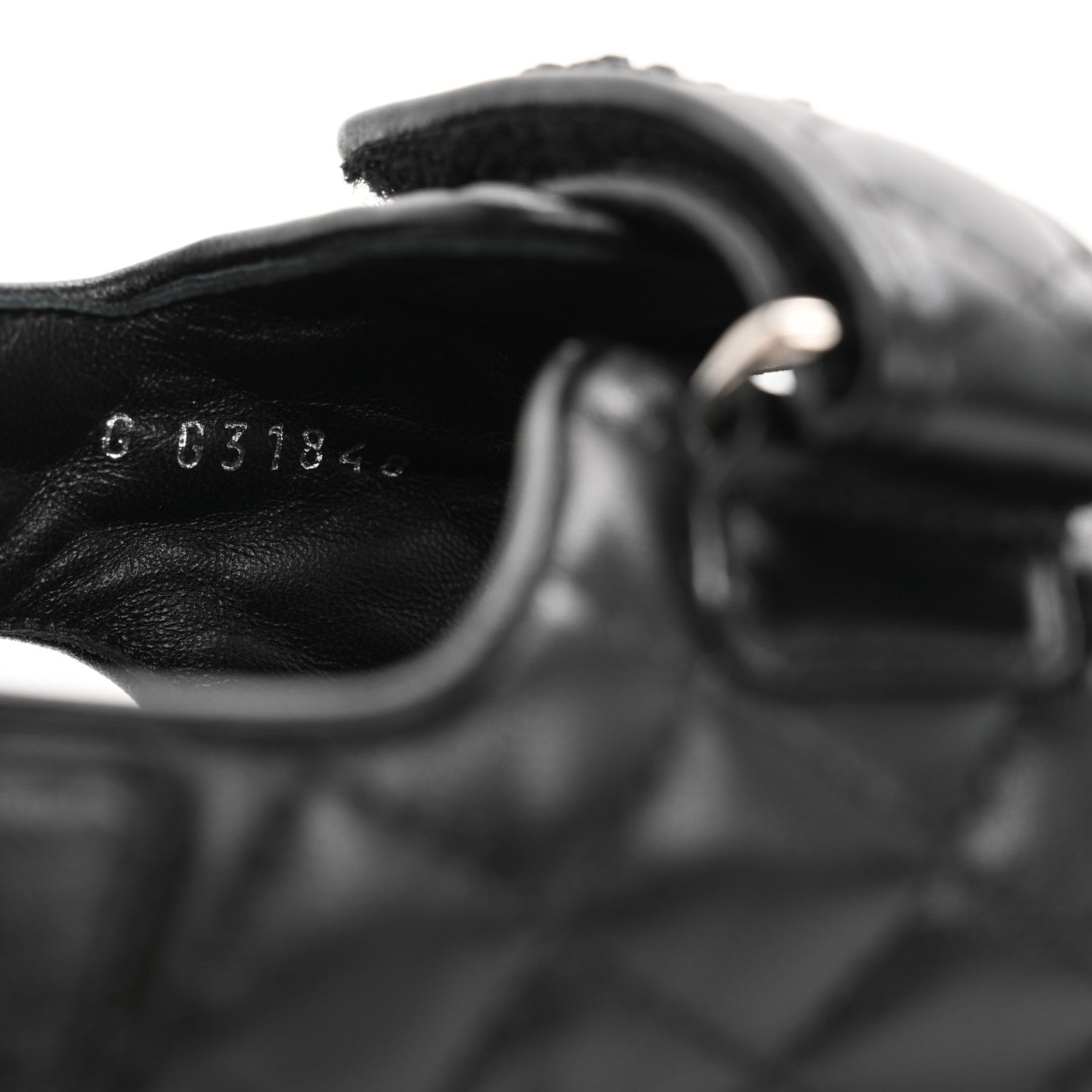 Chanel Lambskin Quilted Velcro Dad Sandals 39 So Black 9 of 9