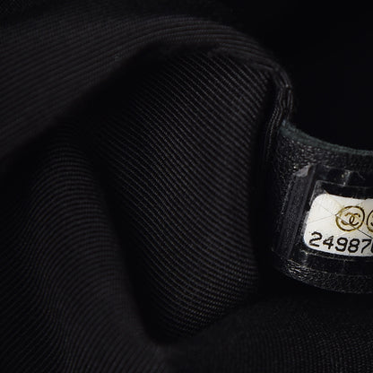 Chanel Calfskin Mini Coco Chevron Backpack Black 7 of 8