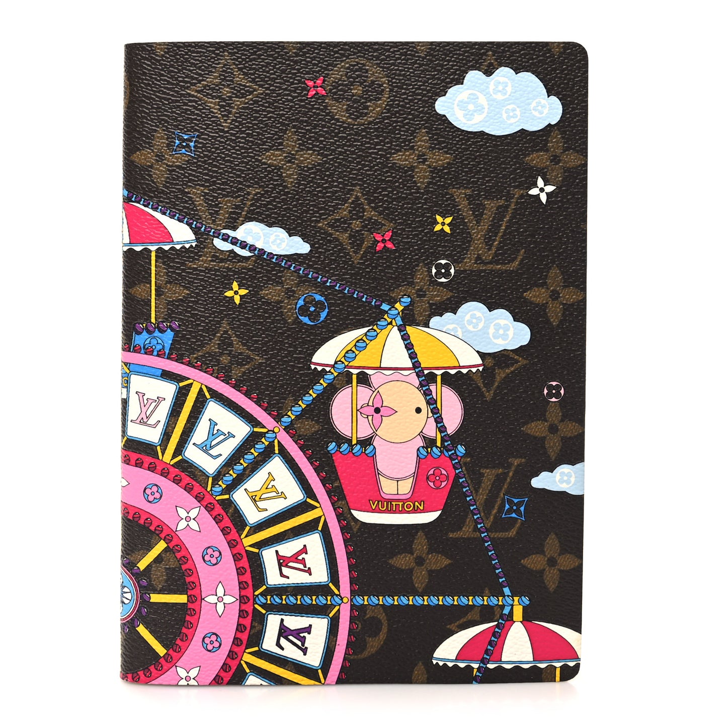 Monogram 2020 Christmas Animation Big Wheel Notebook MM Rose Ballerine