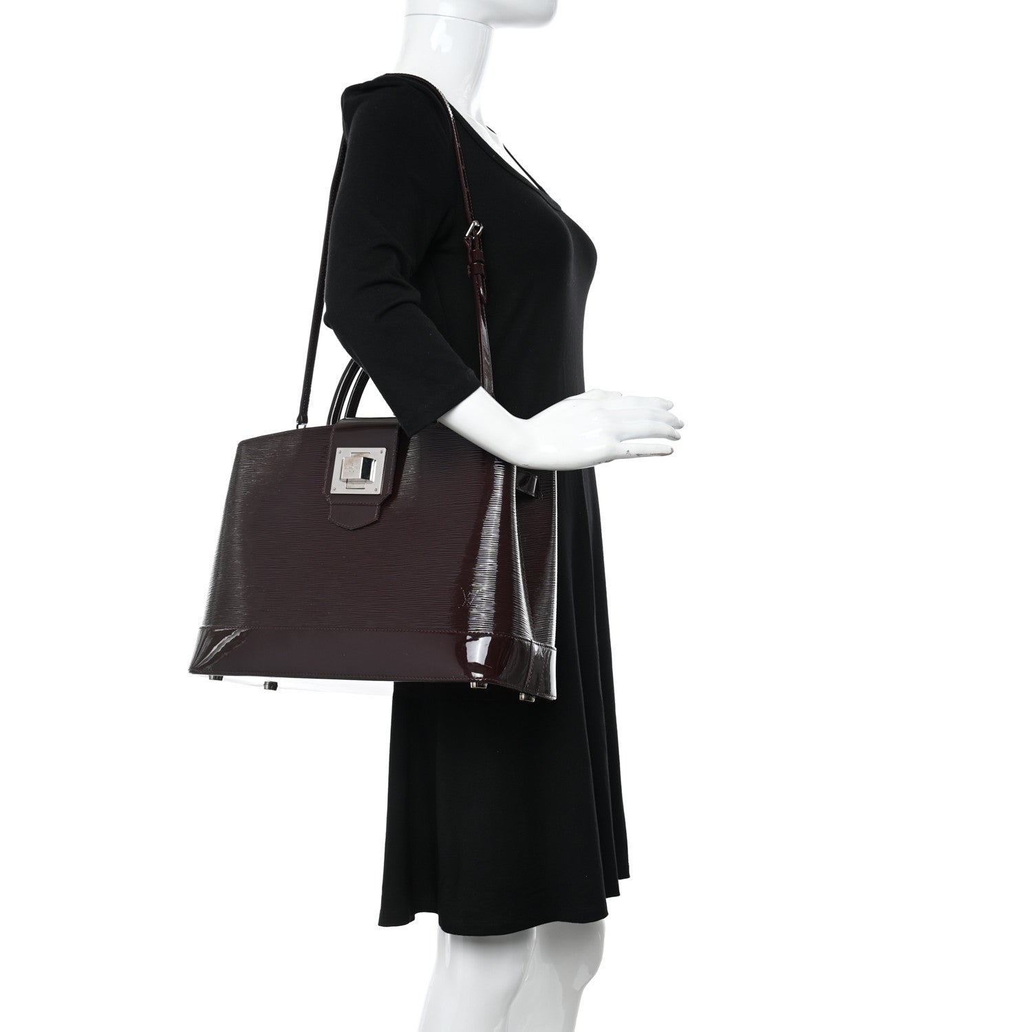 Louis Vuitton Electric Epi Mirabeau GM Prune 2 of 18