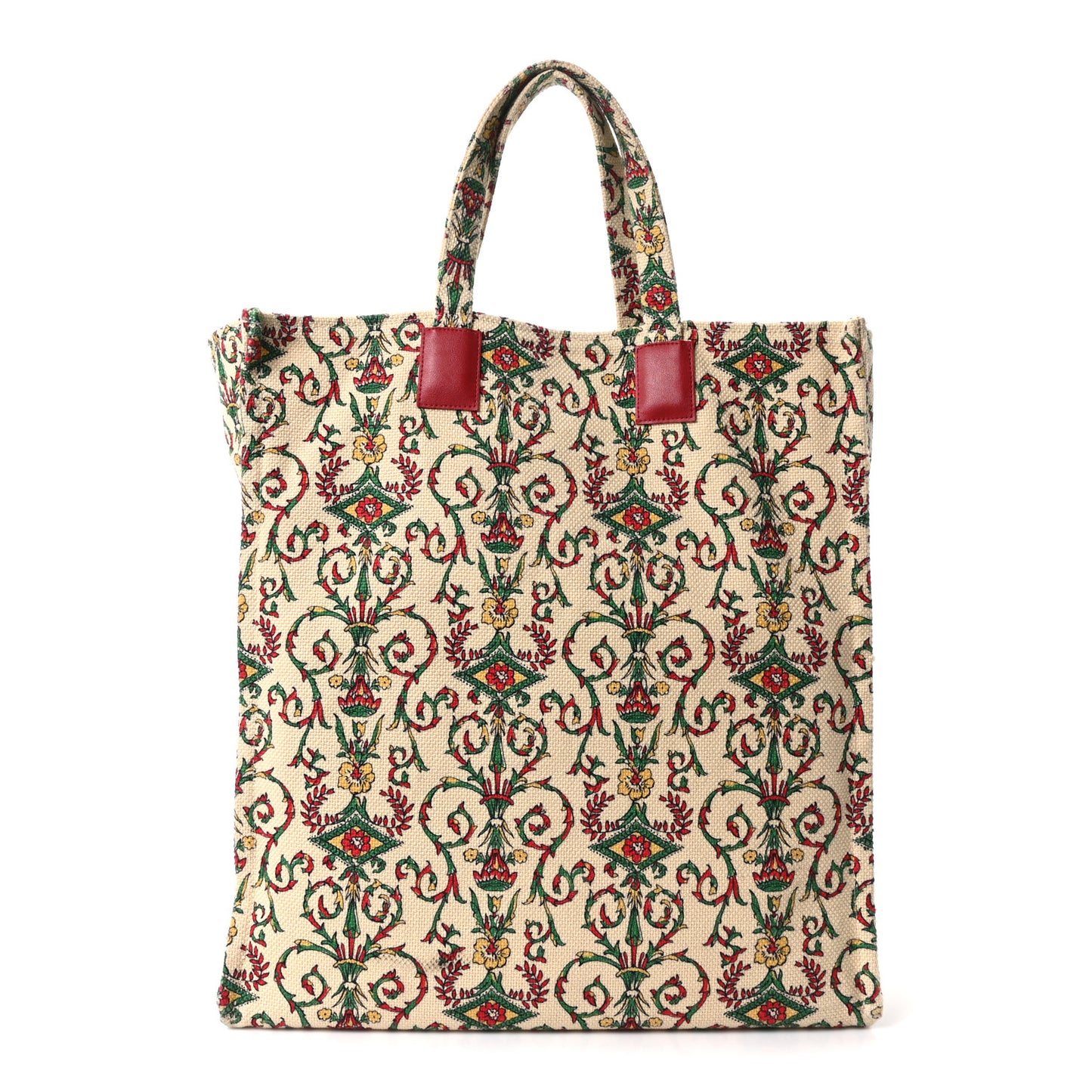 Canvas Garden Store Floral Vertical Tote Multicolor