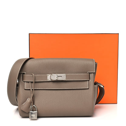 Hermes Togo Kelly Messenger PM Etoupe 11 of 11