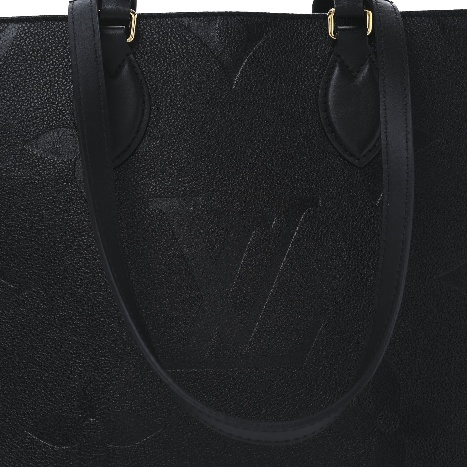 Louis Vuitton Empreinte Monogram Giant Onthego MM Black 7 of 9