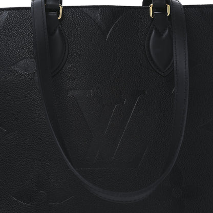 Louis Vuitton Empreinte Monogram Giant Onthego MM Black 7 of 9
