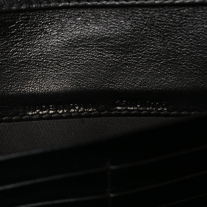 Christian Dior Patent Cannage Lady Dior Rendezvous Wallet On Chain Black 6 of 9