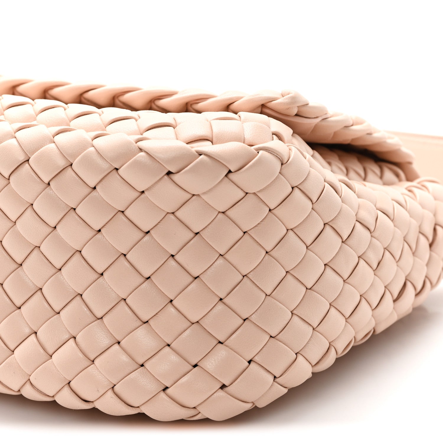 Bottega Veneta Nappa Intreccio Mini Cobble Shoulder Bag Lotus 10 of 10