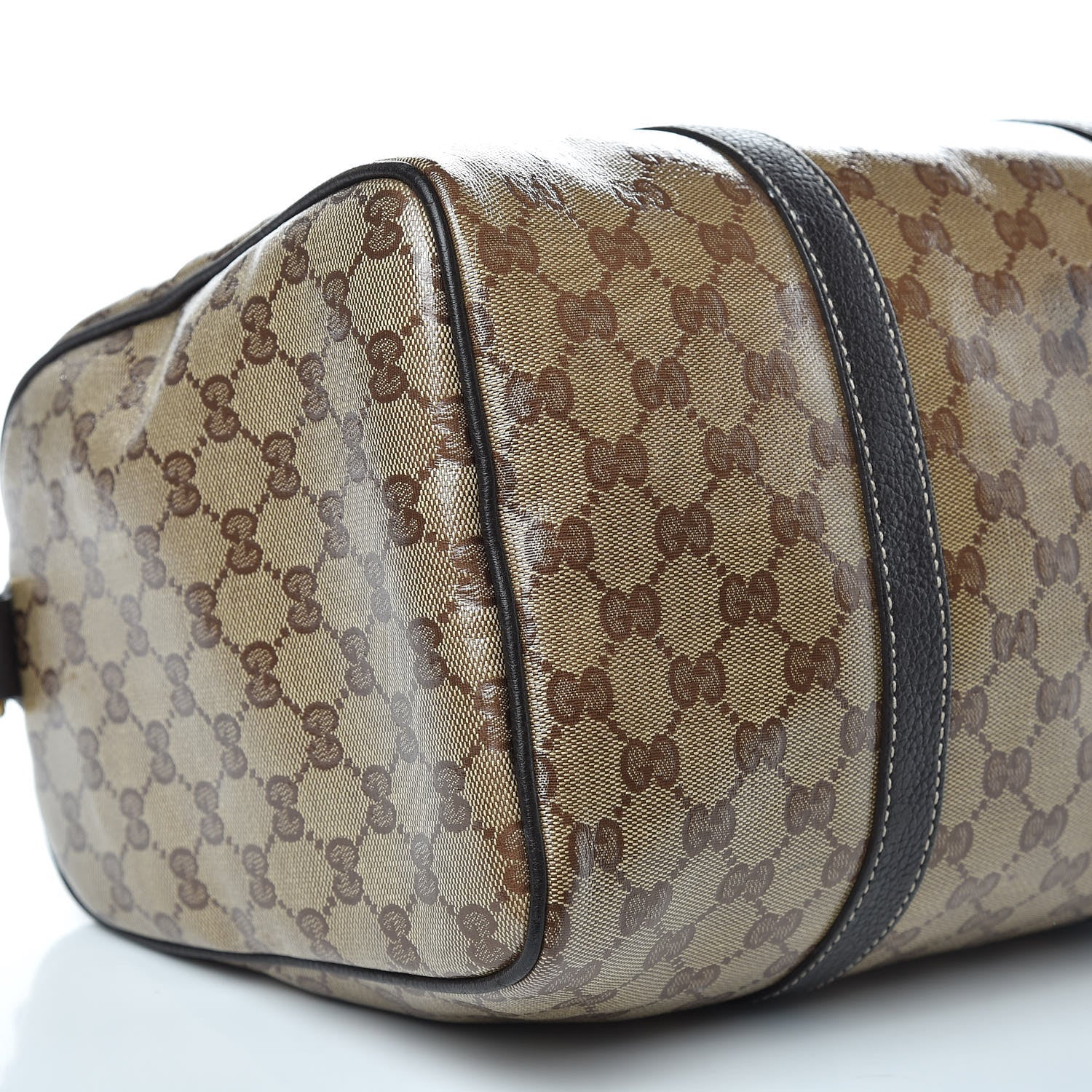 Gucci Crystal Monogram Medium Joy Boston Dark Brown 8 of 11
