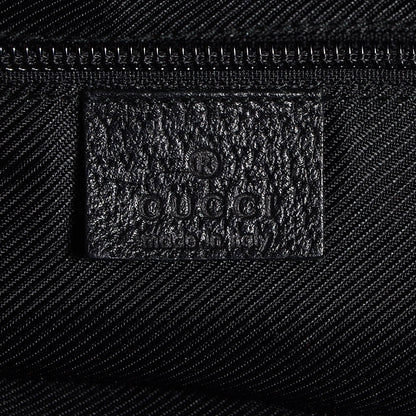 Gucci GG Monogram Medium Web Handle Bucket Tote Black 6 of 7