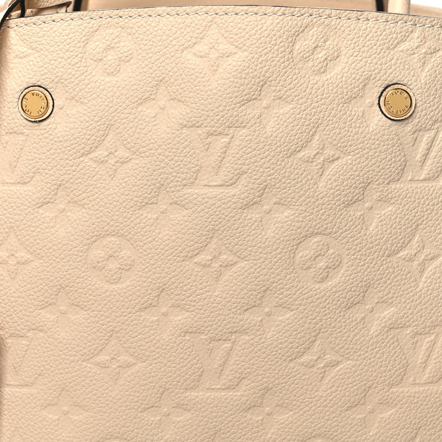 Louis Vuitton Empreinte Montaigne MM Creme 7 of 9