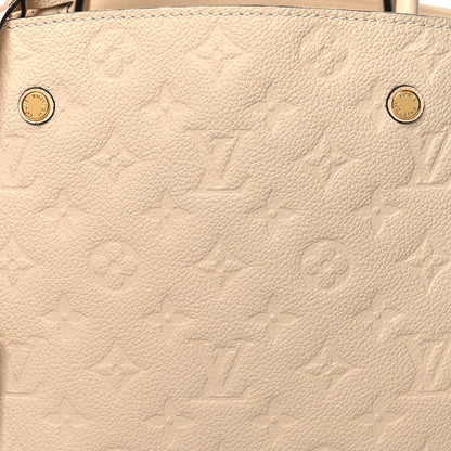 Louis Vuitton Empreinte Montaigne MM Creme 7 of 9