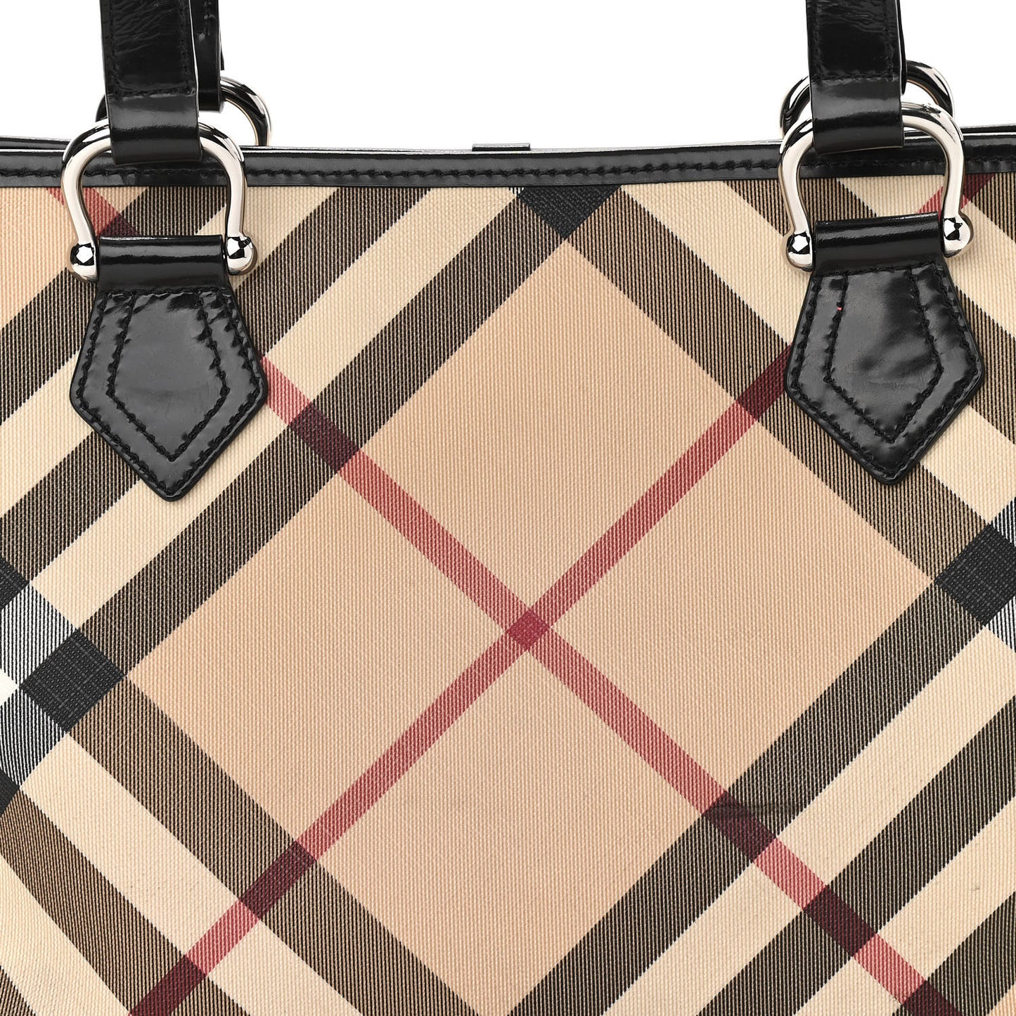 Supernova Check Regent Tote Black