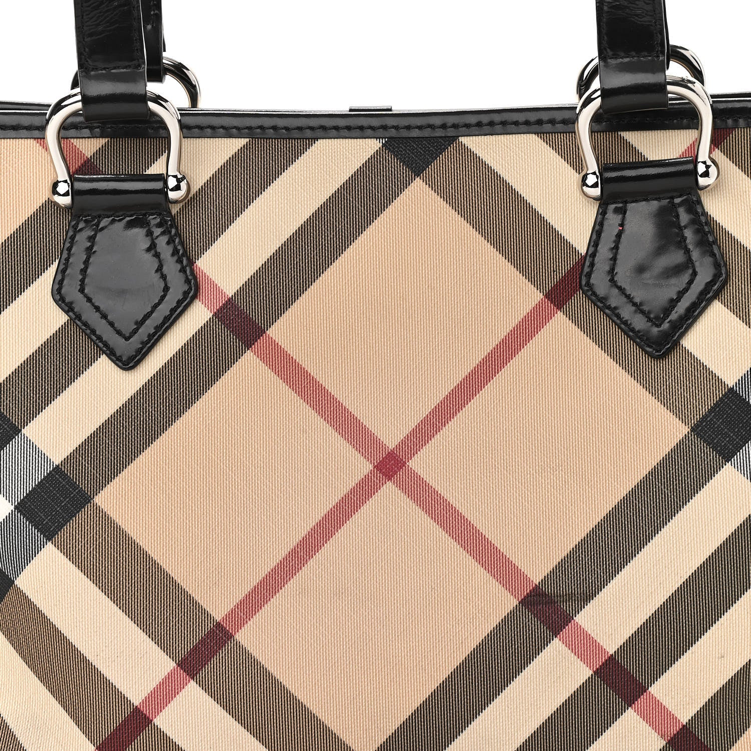 Burberry Supernova Check Regent Tote Black 9 of 13