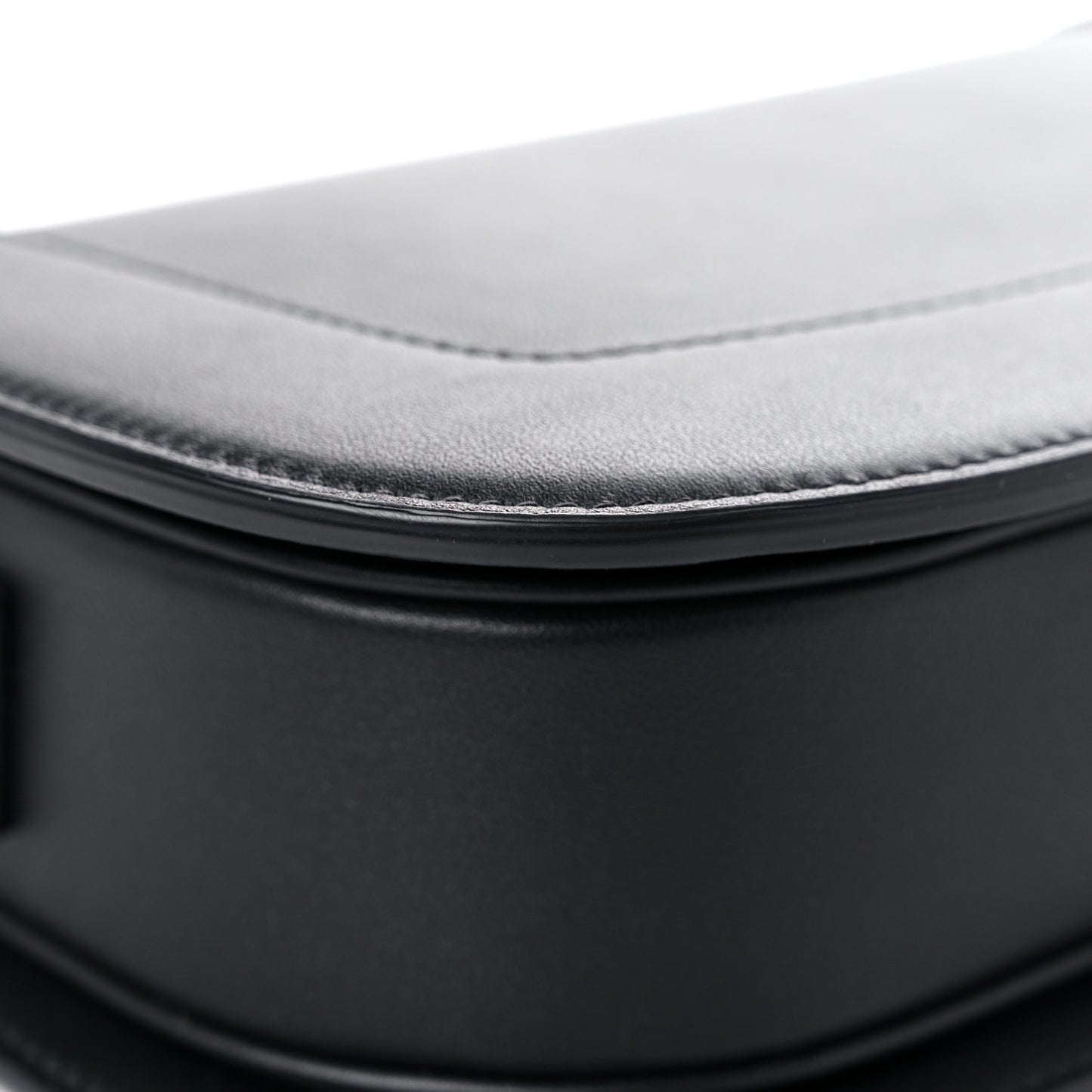 Smooth Calfskin Supervee Shoulder Bag Black