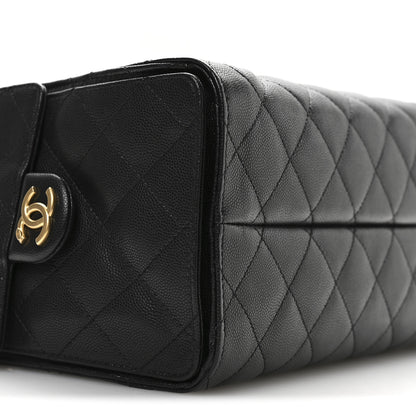 Chanel Caviar Quilted Small Chanel 25 Handbag Black 9 of 11