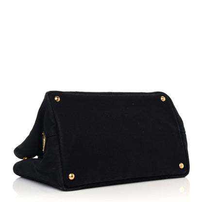 Prada Canapa Small Logo Tote Black 4 of 12
