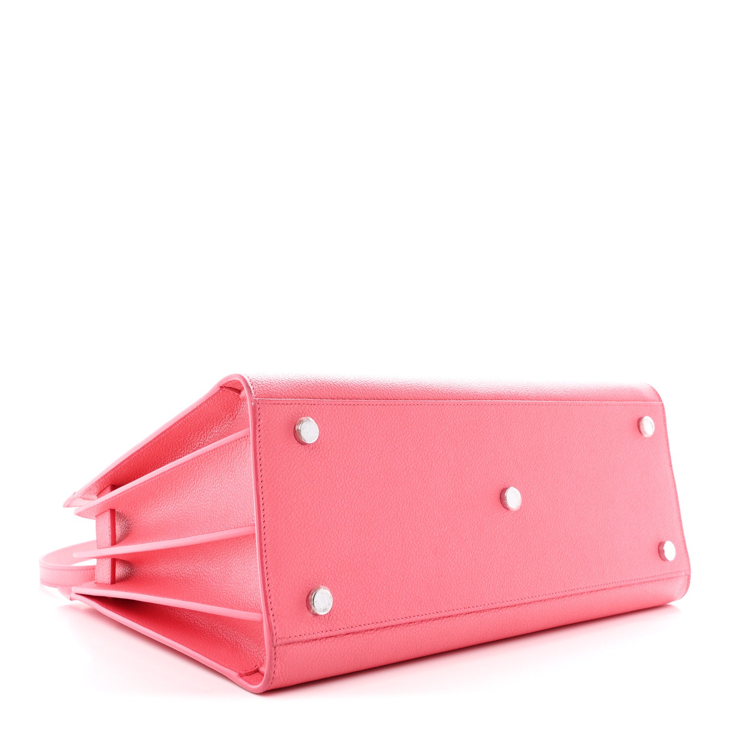 Saint Laurent Grained Calfskin Small Sac De Jour Rose Clair 4 of 15