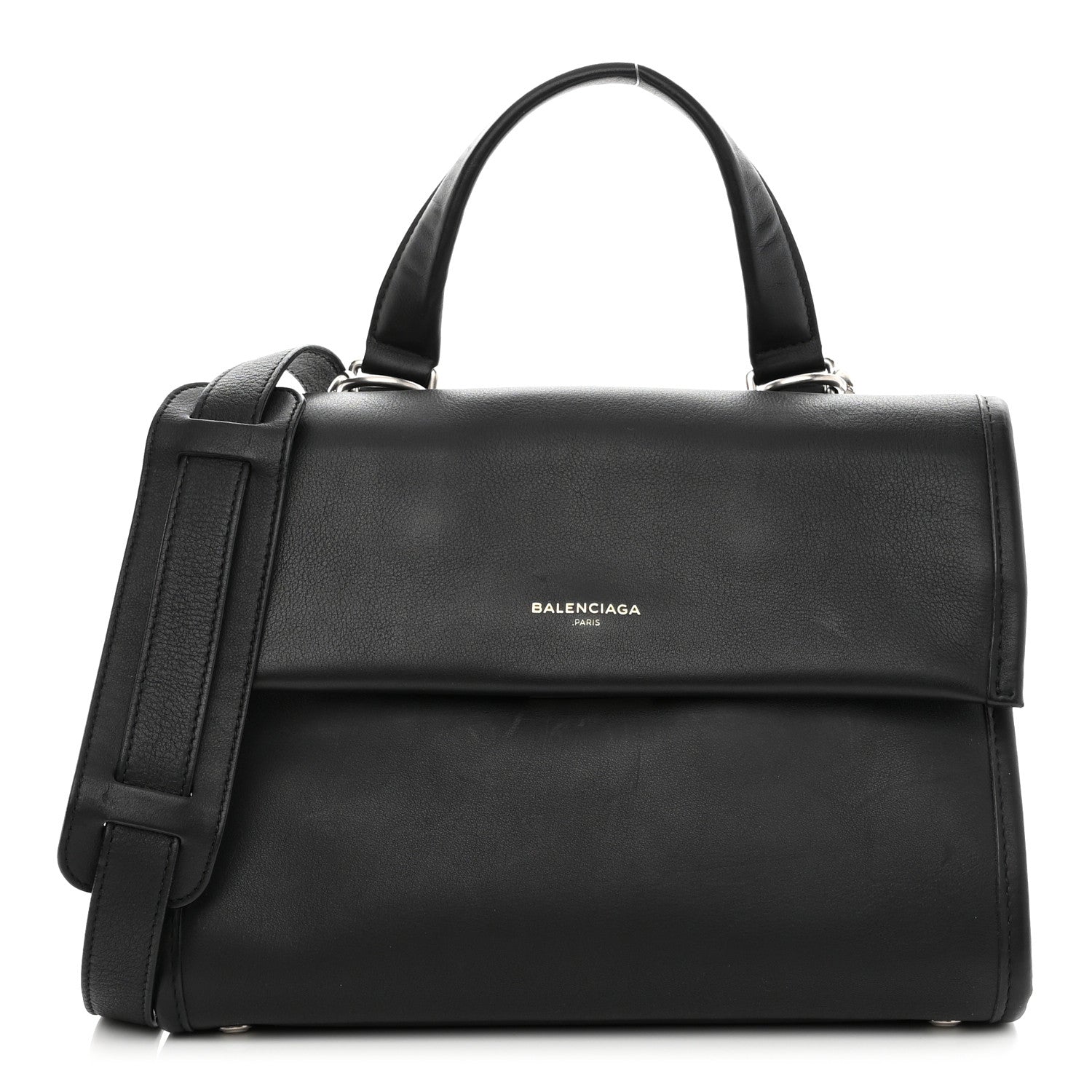 Balenciaga Veau Soyeux Small Tool Satchel Black 1 of 9