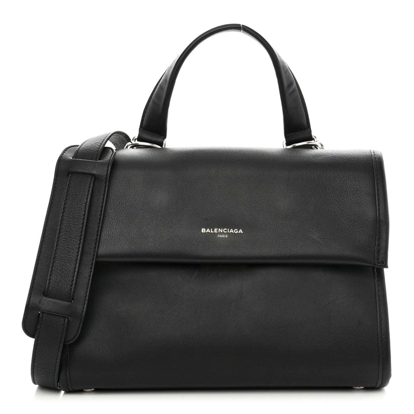 Veau Soyeux Small Tool Satchel Black