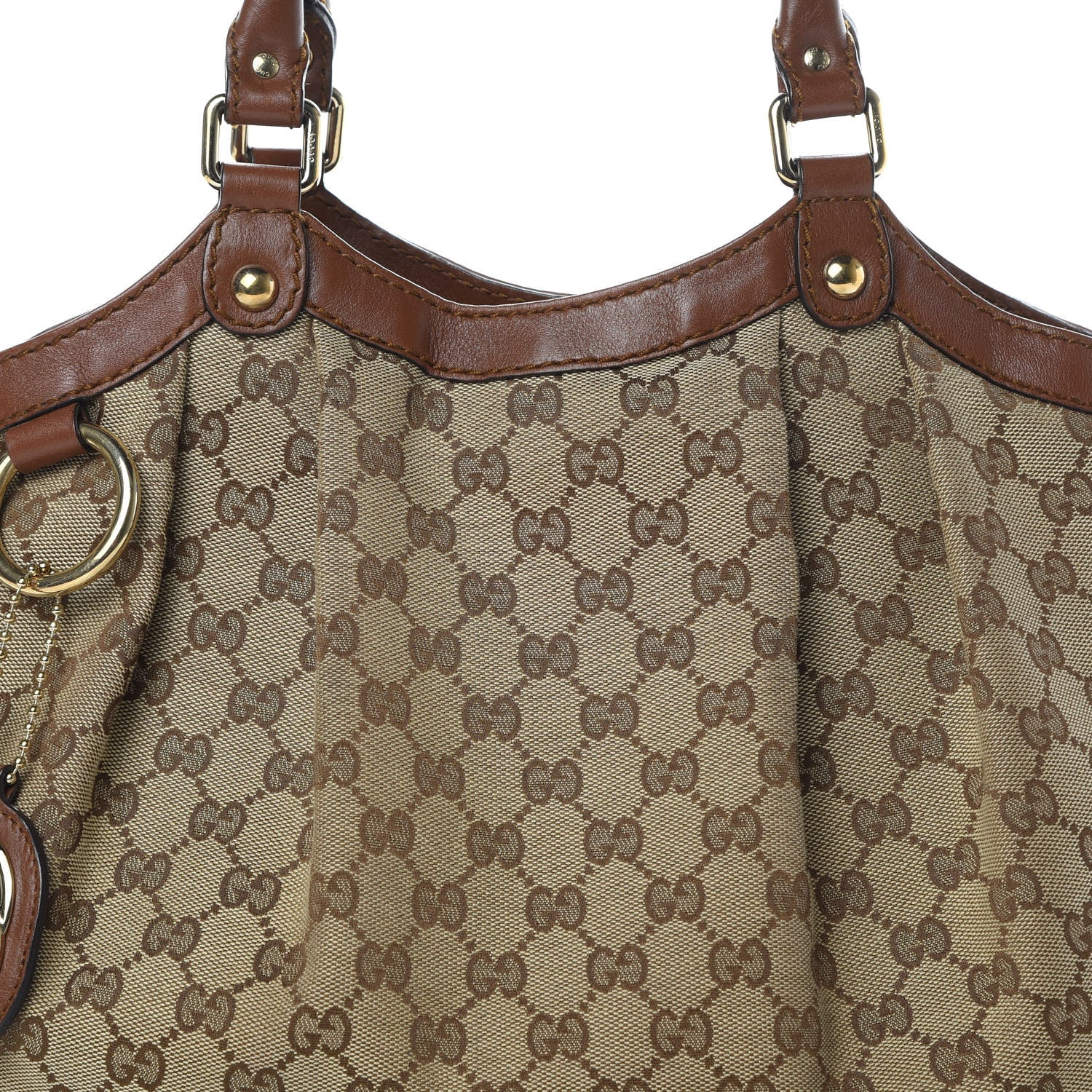 Gucci Monogram Medium Sukey Tote Brown 8 of 13