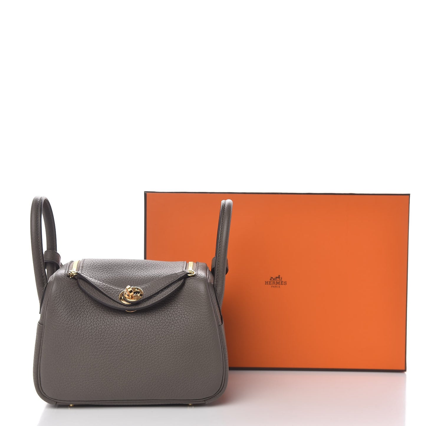 Taurillon Clemence Mini Lindy 20 Etain