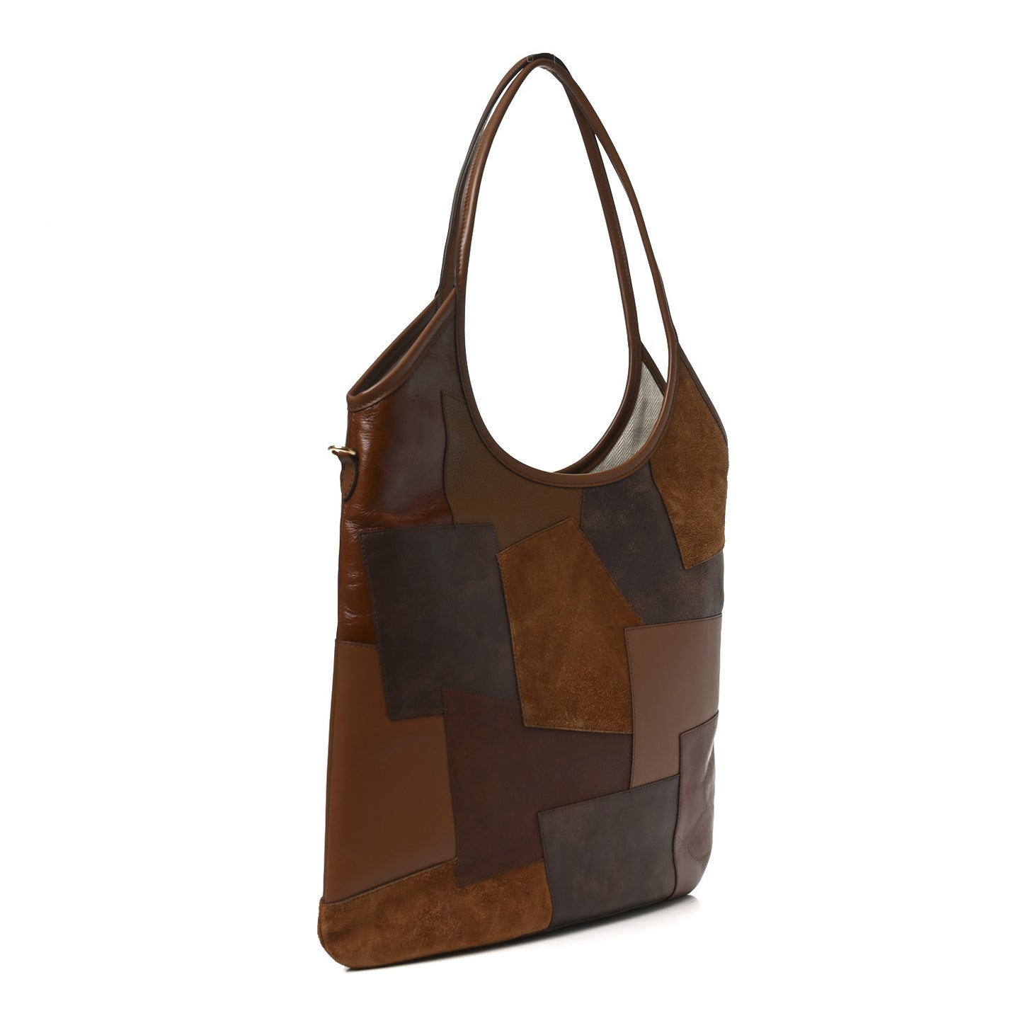 Nappa Patchwork Ivy Bag Cognac