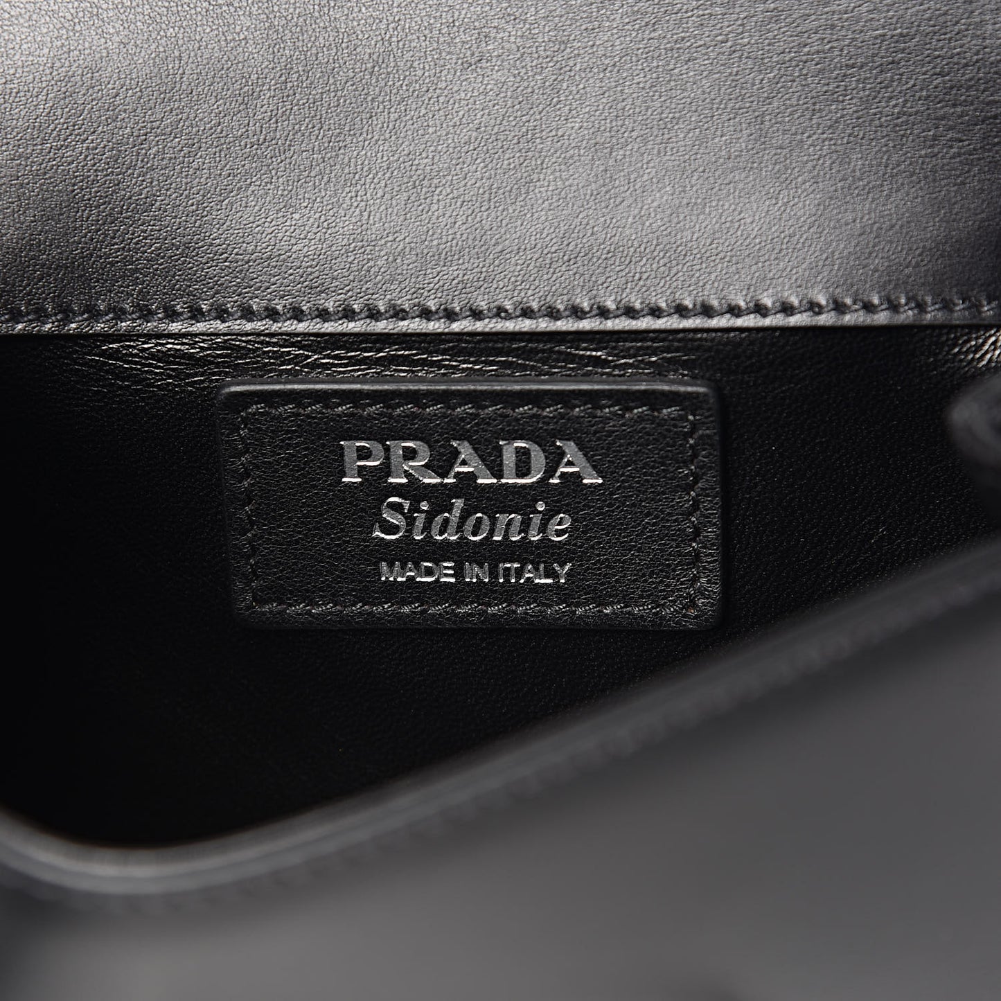 City Calfskin Sidonie Shoulder Bag Black