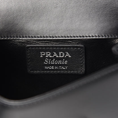 Prada City Calfskin Sidonie Shoulder Bag Black 6 of 9