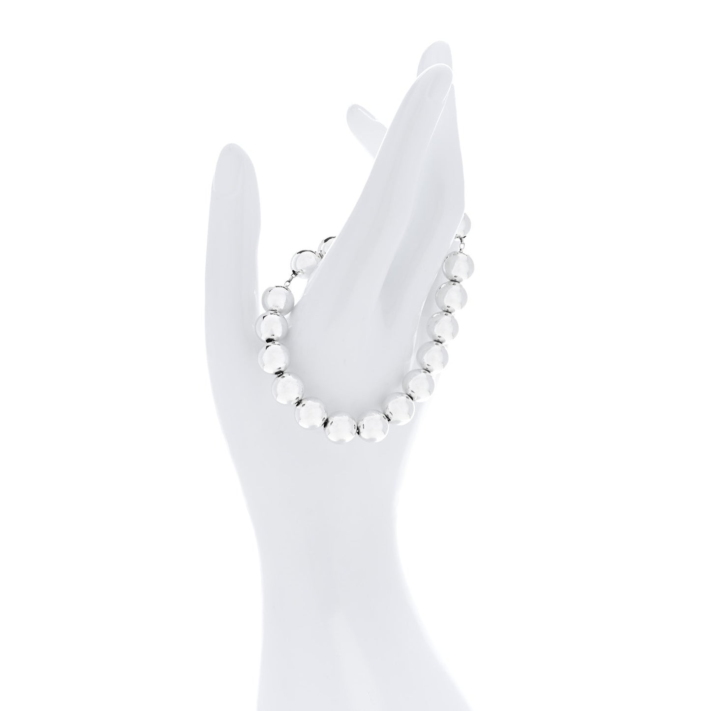 Sterling Silver 10mm Hardwear Ball Bracelet