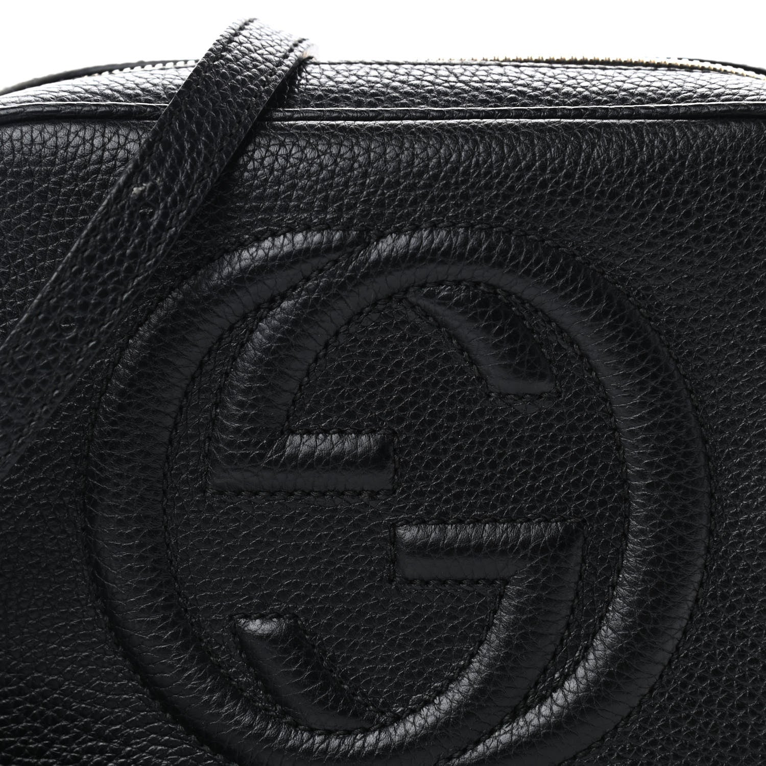 Gucci Pebbled Calfskin Small Soho Disco Bag Black 10 of 10