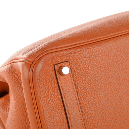 Hermes Taurillon Clemence Birkin 35 Potiron 7 of 21