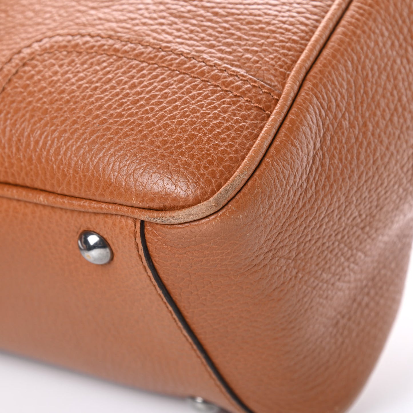 Calfskin Medium Princy Tote Cognac