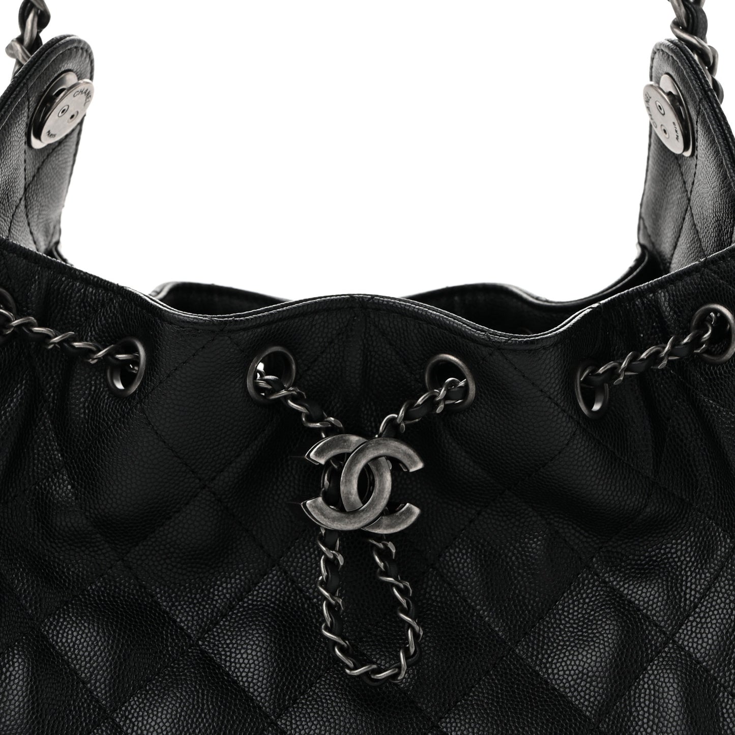 Caviar Quilted Mini Chanel 25 Handbag Black