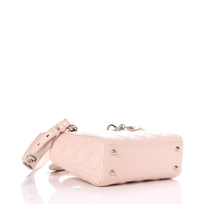Christian Dior Lambskin Cannage Small Lucky Badges My Lady Dior Pink 6 of 8