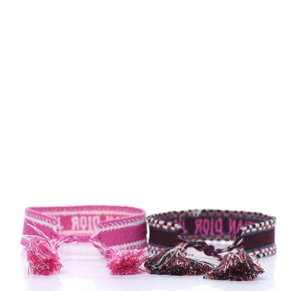 Christian Dior Woven Cotton J'Adior Friendship Bracelet Set Beige Multicolor 3 of 3