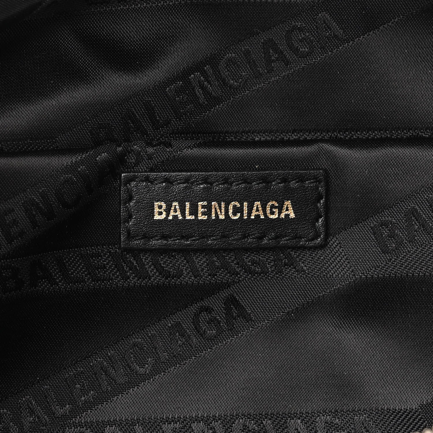 Balenciaga Agneau Arena Graffiti All Over XXS Souvenir Belt Bag Black White 6 of 7