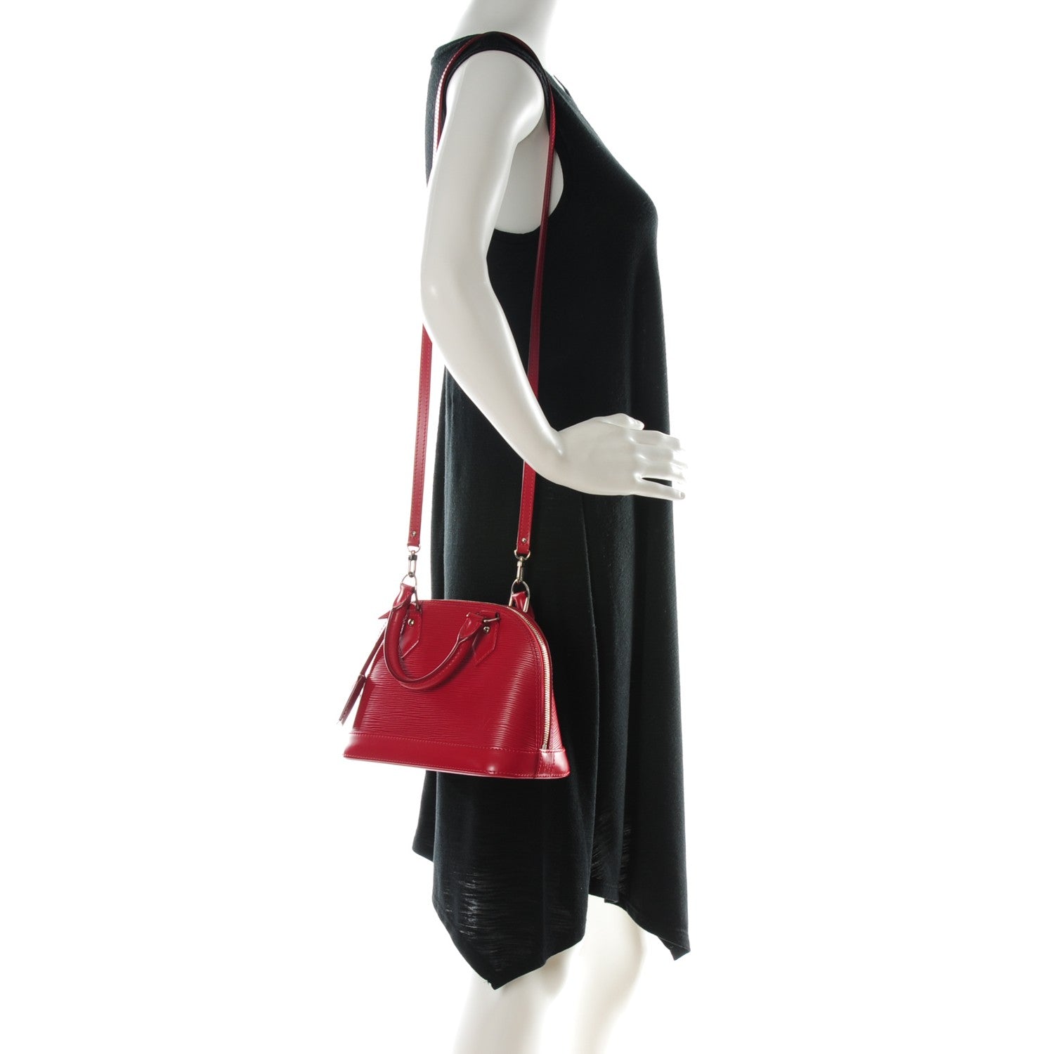 Louis Vuitton Epi Alma BB Carmine 2 of 7
