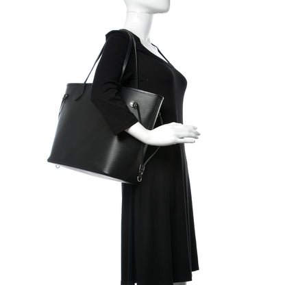 Louis Vuitton Epi Neverfull MM Black 2 of 13