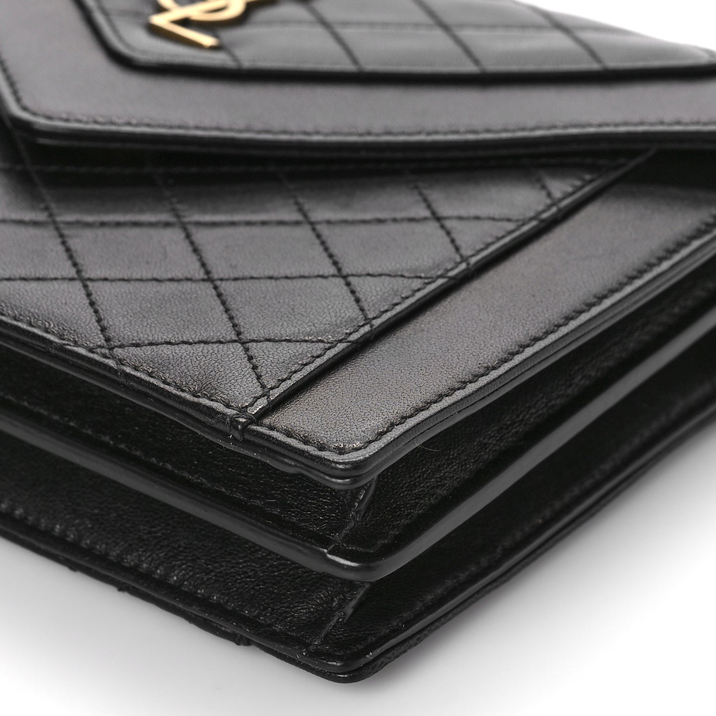 Lambskin Quilted Mini Gaby Satchel Black