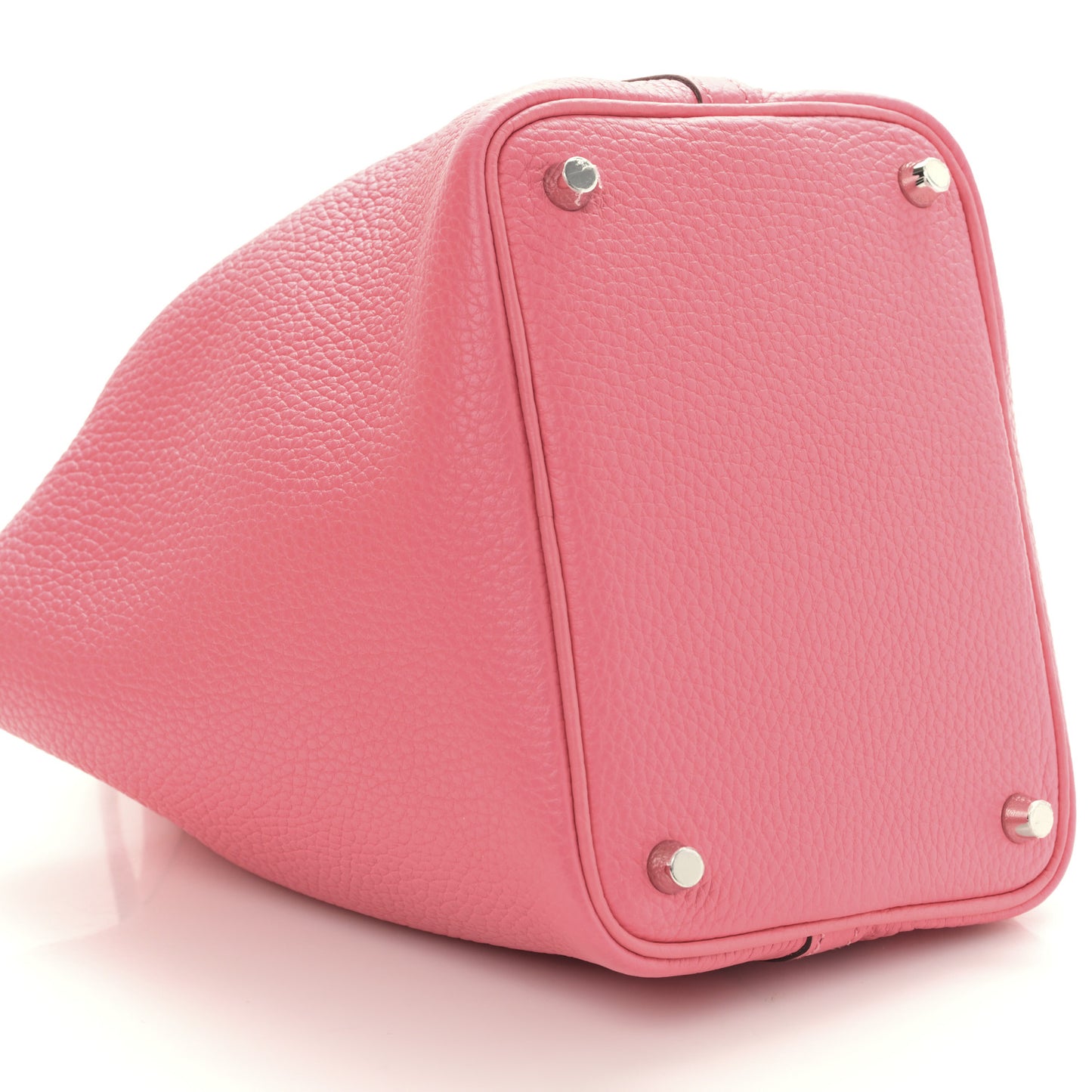 Taurillon Clemence Picotin Lock 18 PM Rose Azalee