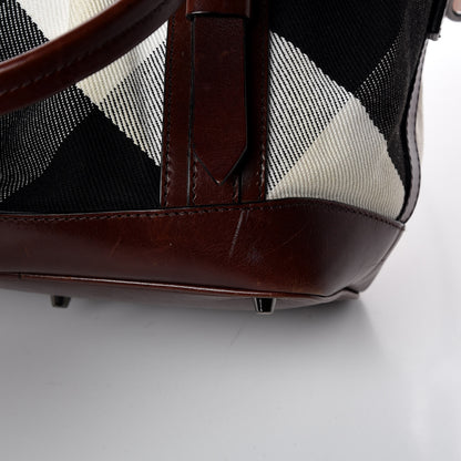 Burberry Canvas Mega Check Lowry Brown 21 of 26