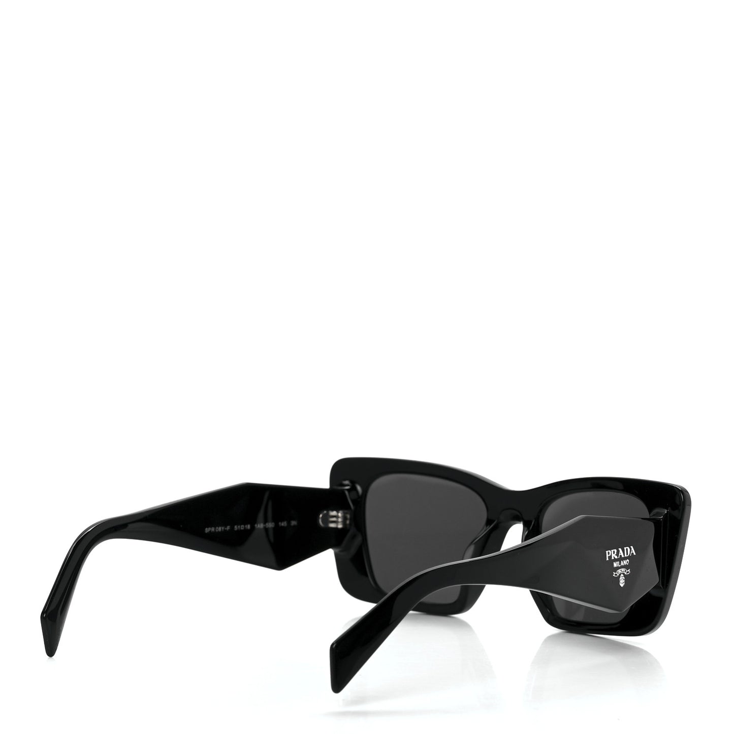 Acetate Symbole Sunglasses SPR 08Y Black