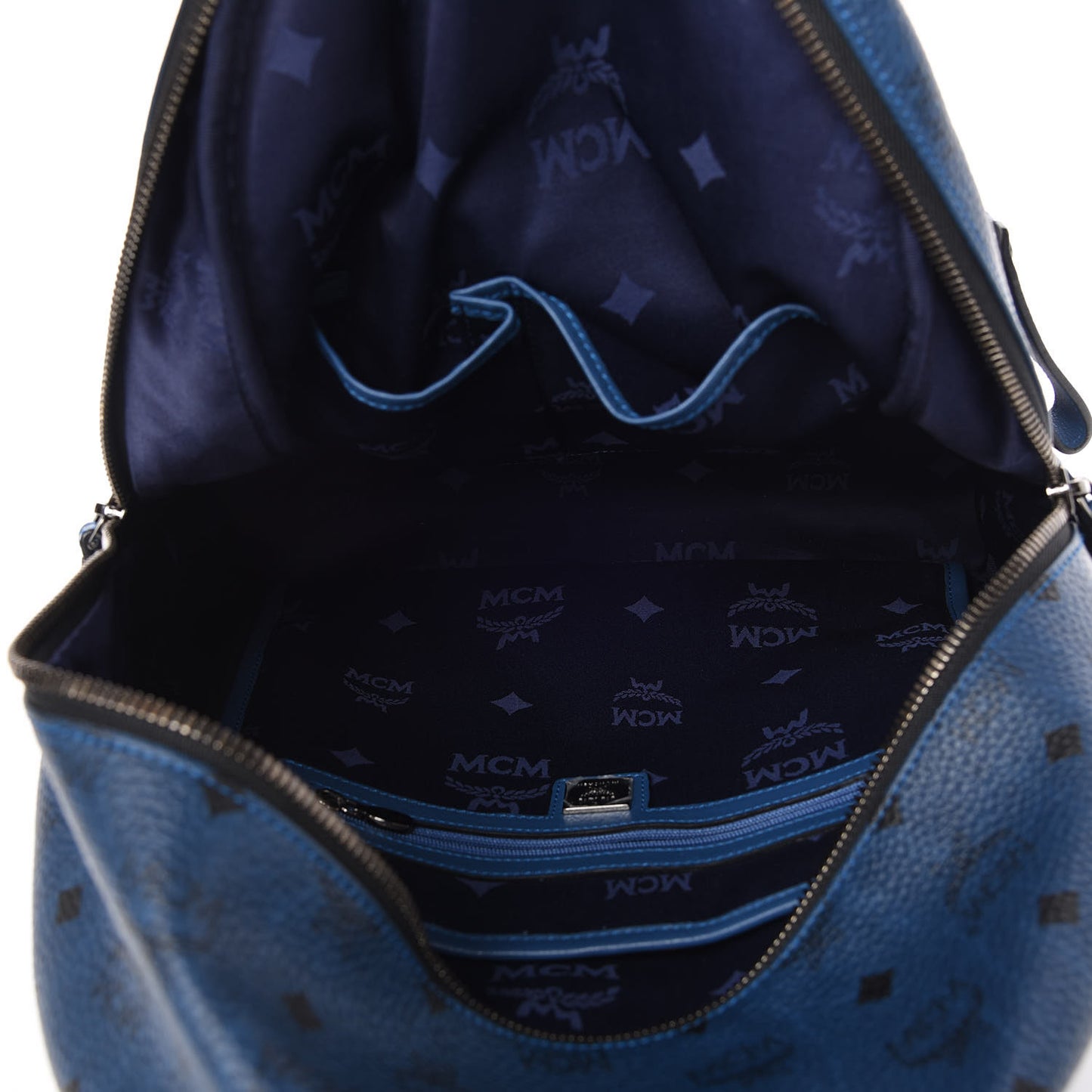 Visetos Medium Studded Stark Backpack Navy Blue