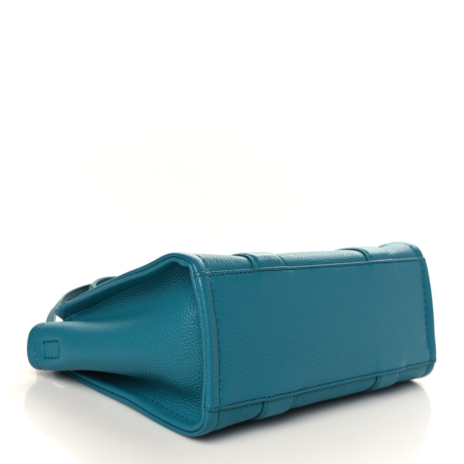 Marc Jacobs Grained Calfskin Small The Tote Bag Harbor Blue 3 of 8