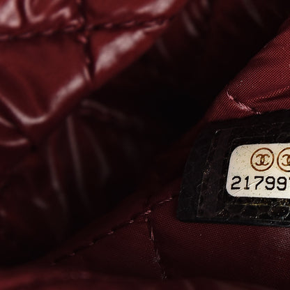 Chanel Caviar Quilted Large Cosmetic Case Black 7 of 10