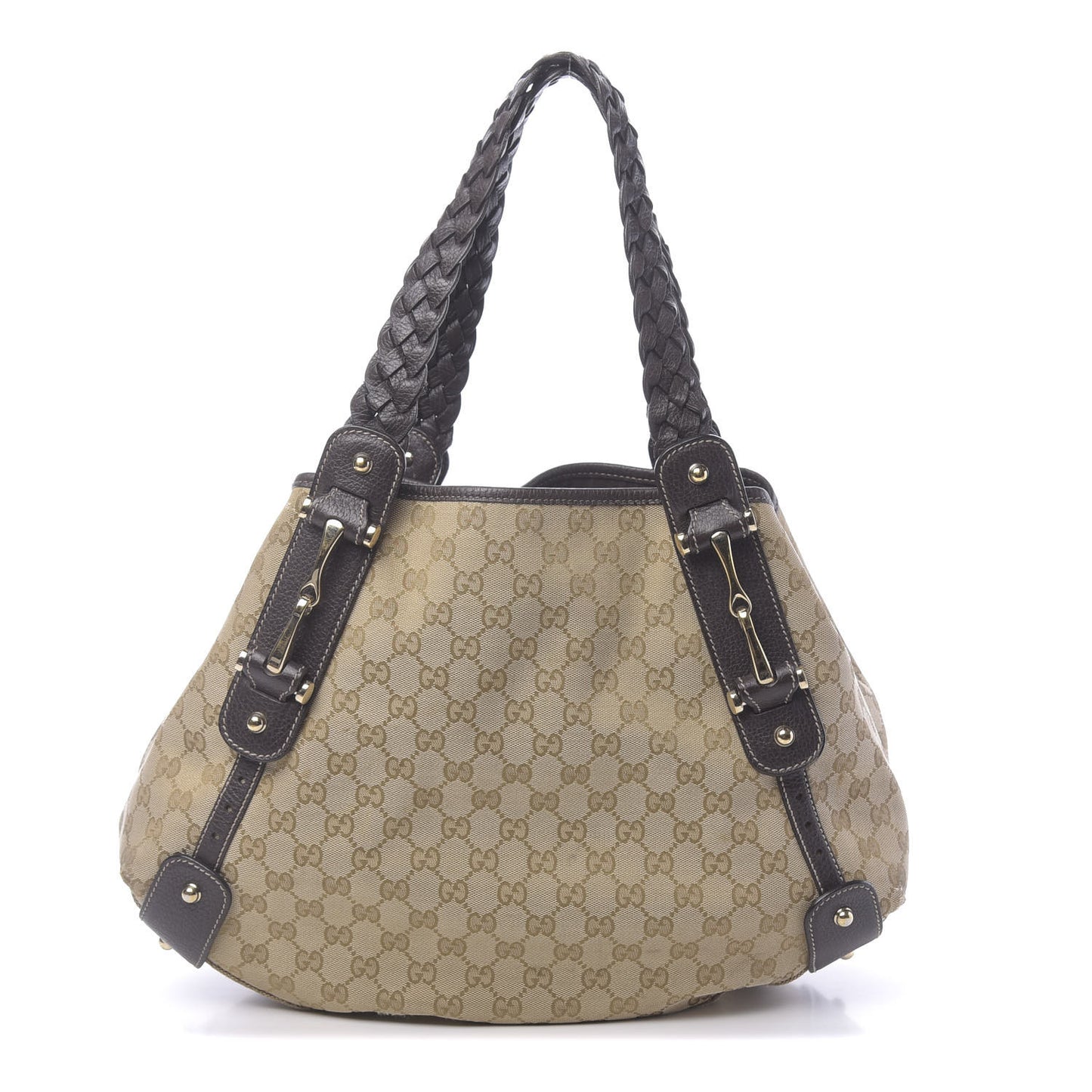 Monogram Medium Pelham Shoulder Bag Dark Brown
