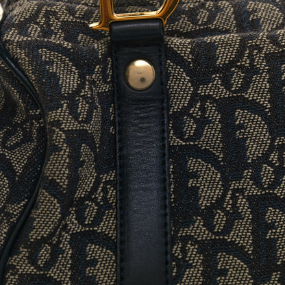 Christian Dior Monogram Boston Navy Blue 12 of 16